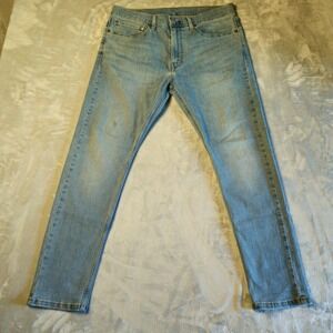 Levi's 512 Men's Jeans Slim Tapered Fit Blue Denim Size 34x30